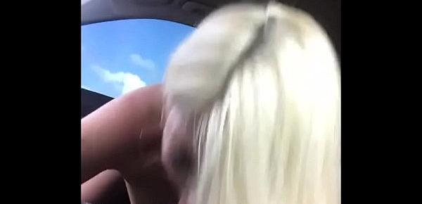  Uber Driver Blowjob - Stolen Cellphone Video - Hot Blonde Teen Jessie Saint Sucks Dick And Swallows Cum HD